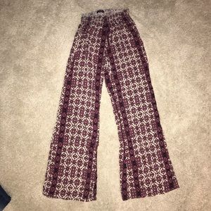 Brandy Melville flowy patterned pants